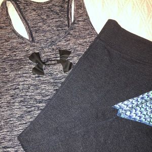 NWOT Victoria’s Secret heather navy leggings